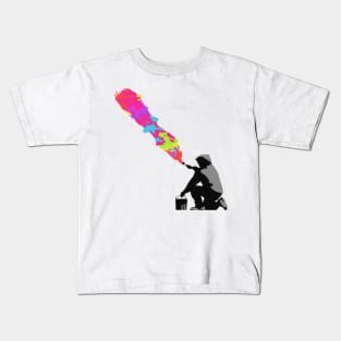 Graffiti Artist Kids T-Shirt